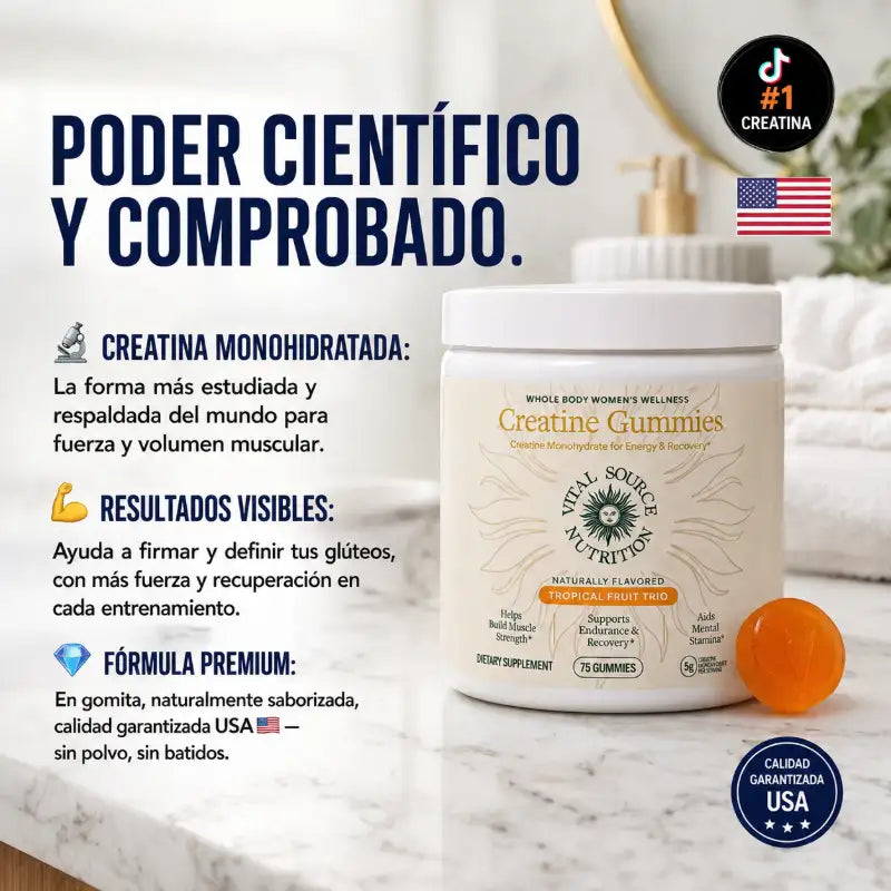 Creatina Monohidratada — Vital Source® Creatine Gummies