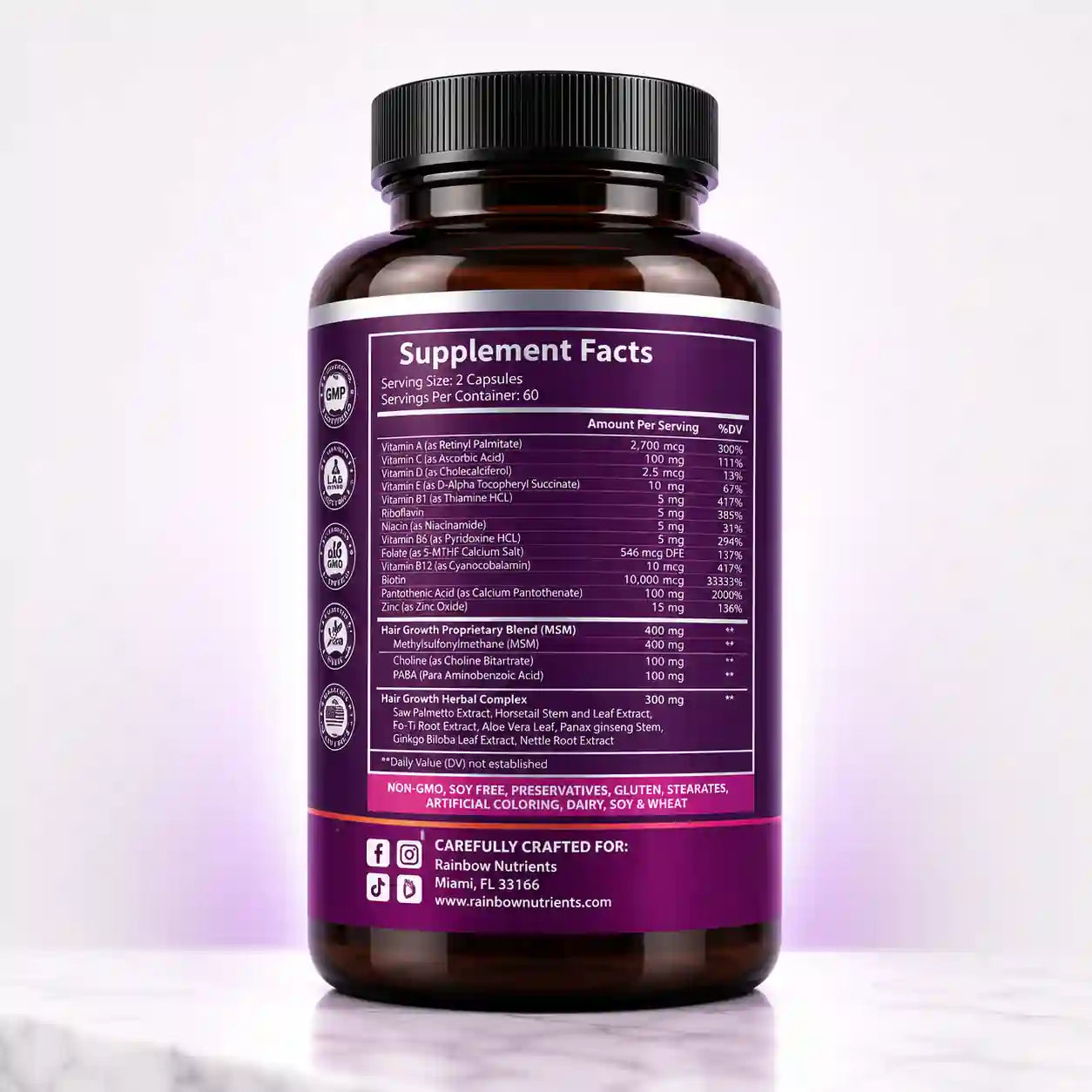 Hair Growth® Crecimiento y Caída 120caps