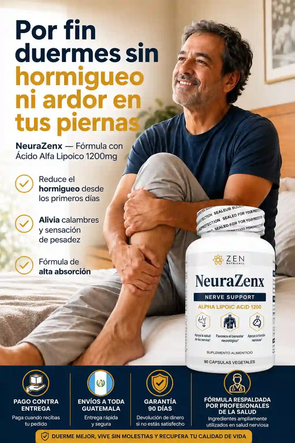 NeuraZenx® Soporte Nervioso 90 Cápsulas