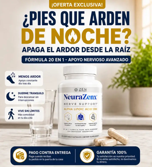NeuraZenx® Soporte Nervioso 90 Cápsulas