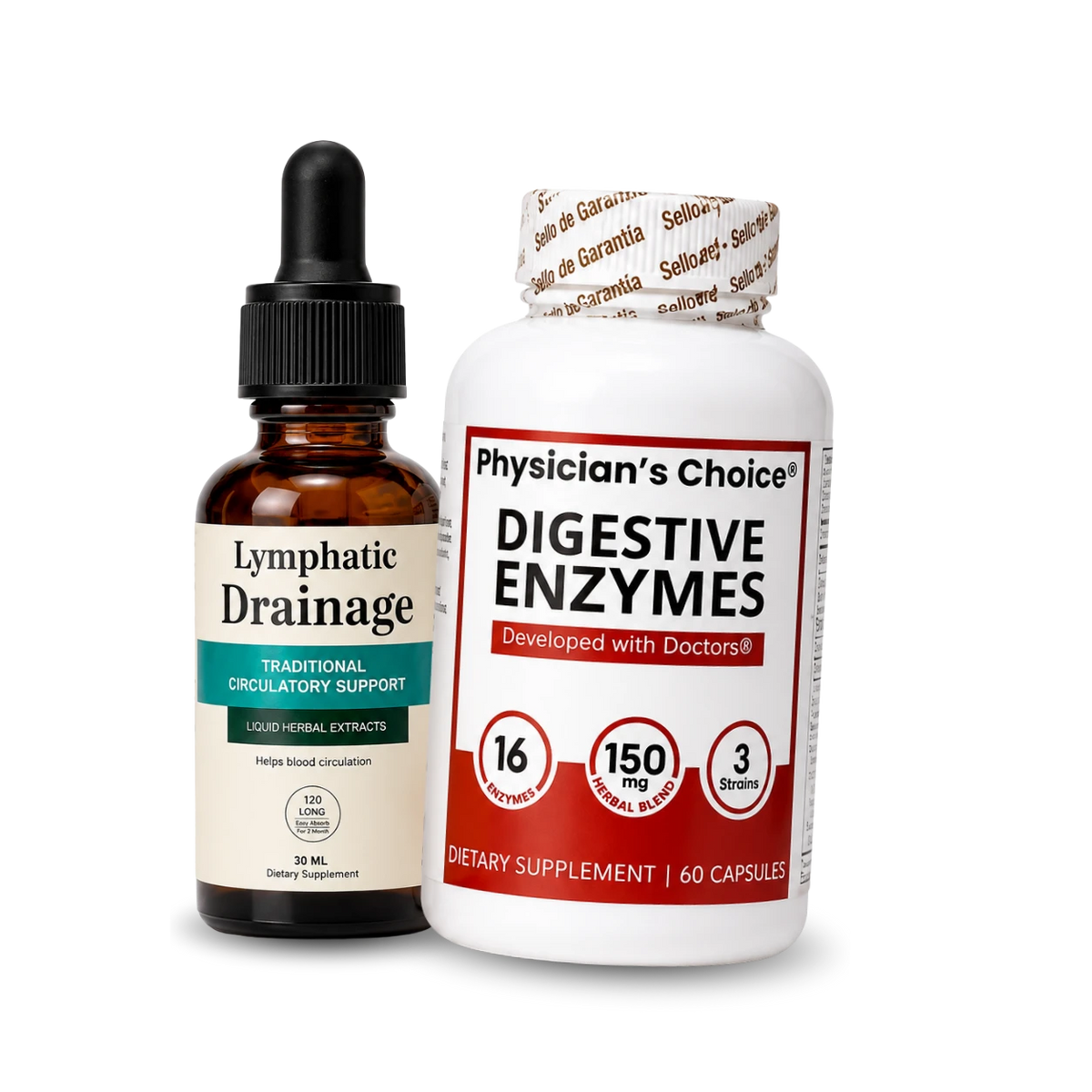 Drenaje linfático + Enzimas Digestivas